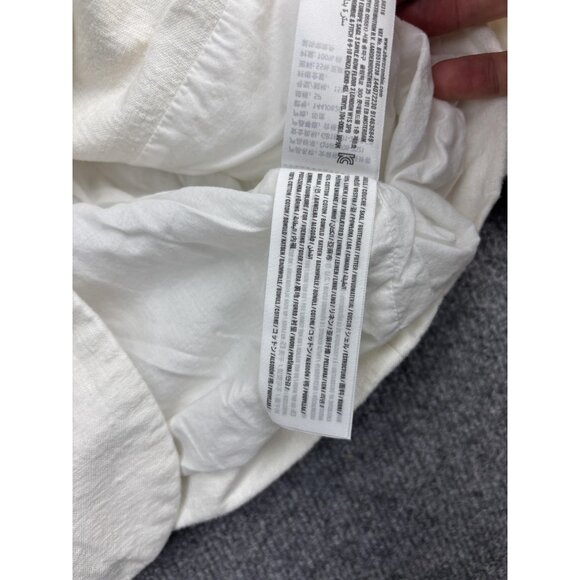 Abercrombie & Fitch Blazer Womens Small White Single Button Lined Notch Lapel - Picture 6 of 7